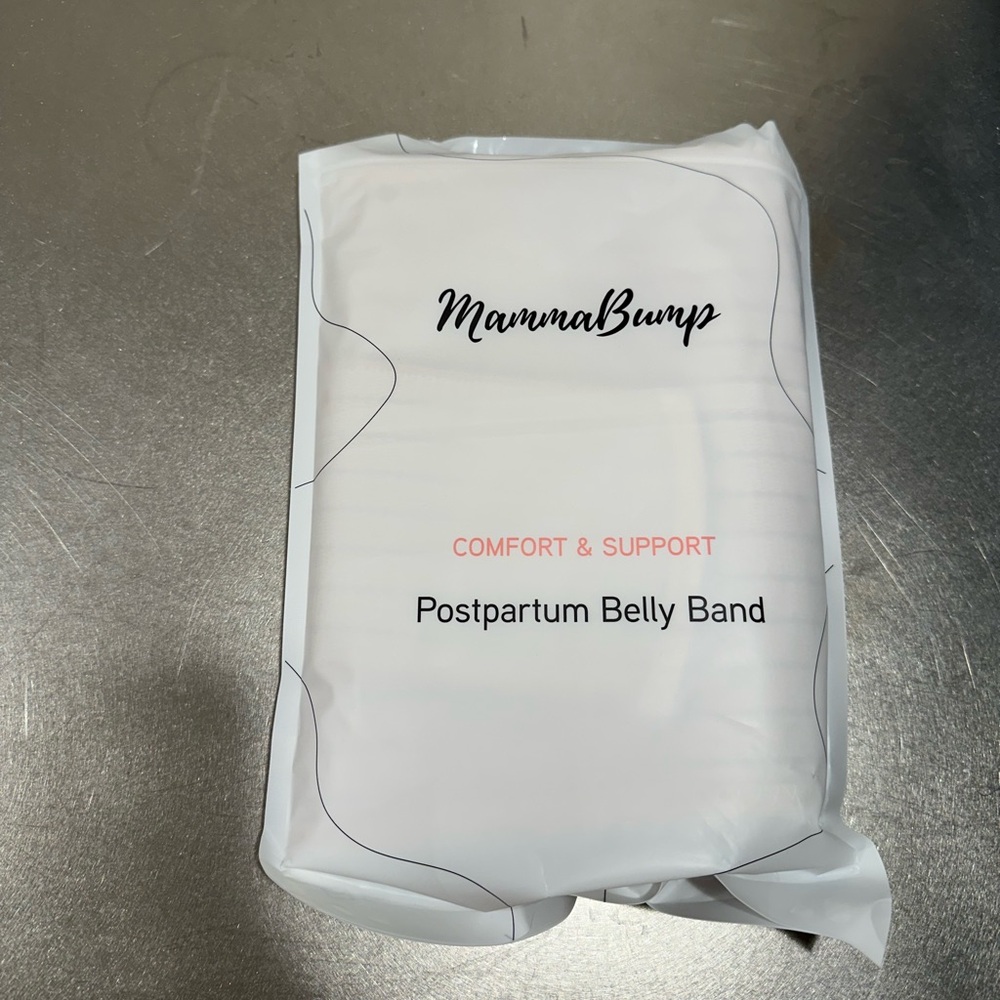White Postpartum Belly Band